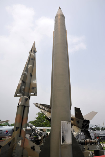 Soviet SCUD-B missile captured during the Gulf War