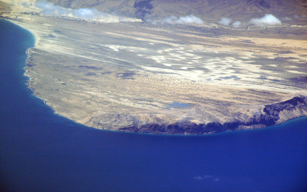 Closer view of the tip of the Horn of Africa, Somalia