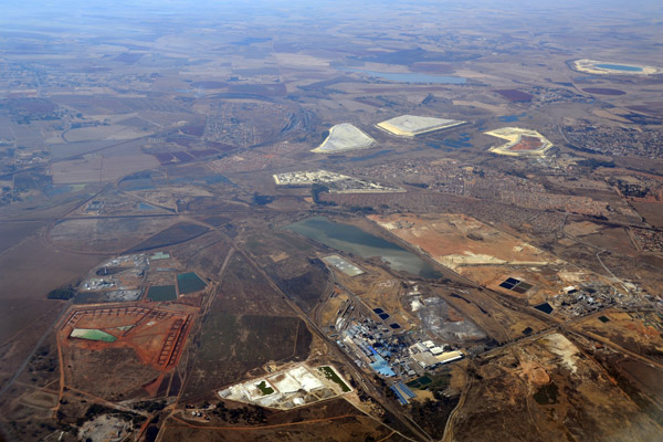 Geduld Proprietary Mines and dumps of the Grootvlei Proprietary Mines, East Rand, South Africa