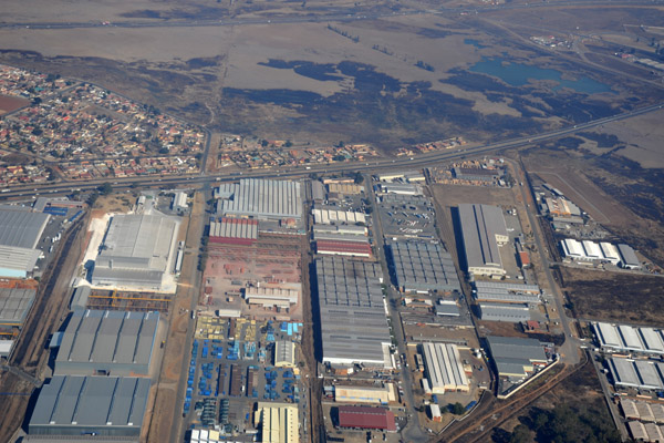 Roodekop industrial area, suburban Johannesburg, South Africa