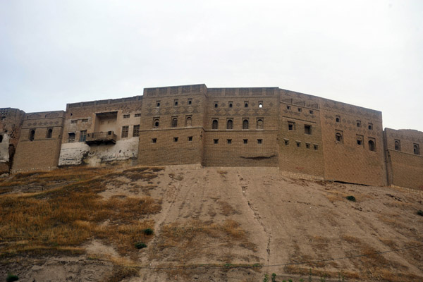 The Citadel of Erbil is similar to Aleppo (Syria) but not as impressive