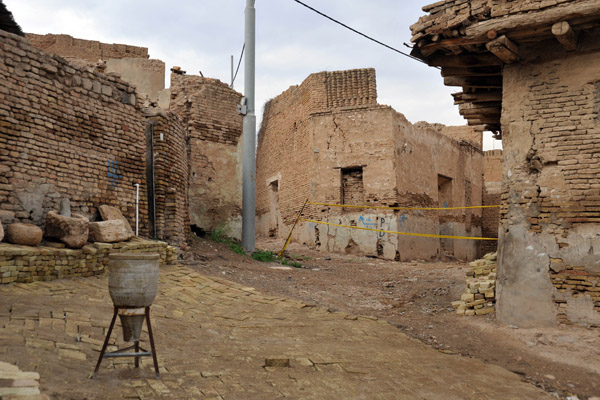 There is some restoration occurring at Erbil Citadel