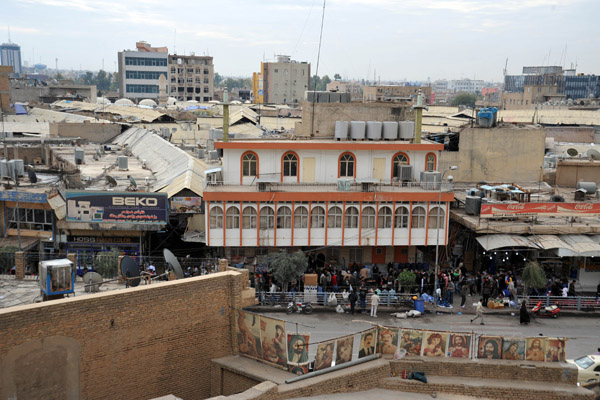 Central Erbil's bazaar district