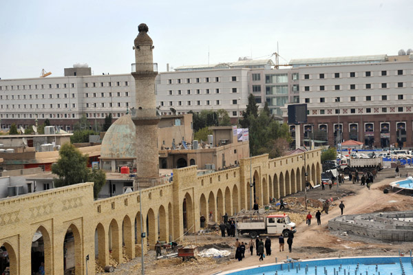 New traditional-style souq being built at the base of Erbil Citadel