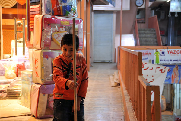 Boy in the Erbil Bazaar