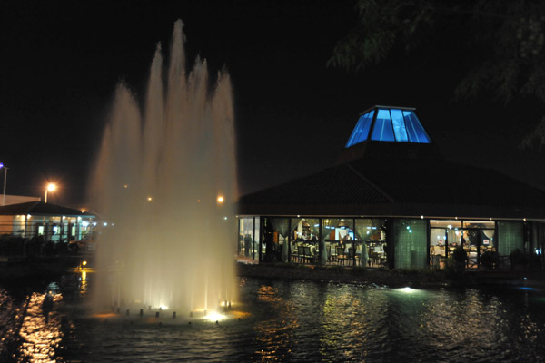 Pavilion in the garden of the Erbil International Hotel (aka Sheraton)