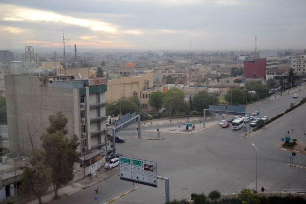 Early morning view from the Erbil International Hotel (aka Sheraton)