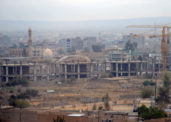 Construction near the Erbil International Hotel (aka Sheraton)