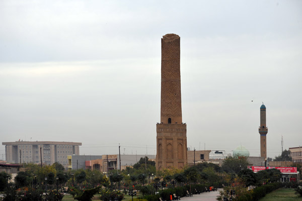 Minare Park, Erbil - Mudhafaria Minaret, 36m, built 1190-1232