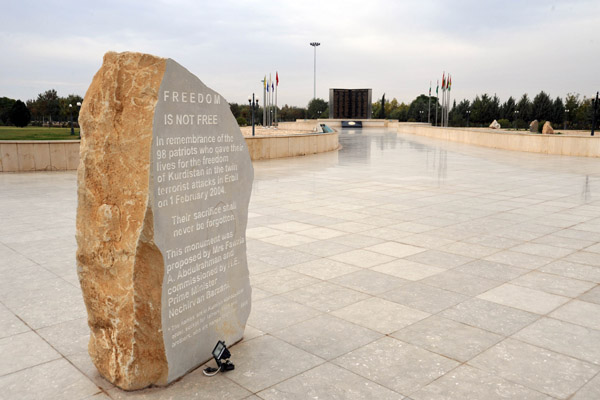 1st February 2004 Martyrs Memoria, Sami Abdul-Rahman Park, Erbil