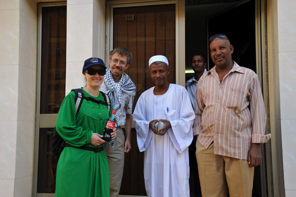 Karen & Trygve Inda with Ahmad of Raidan Travel & Tours and our driver, Mahmoud