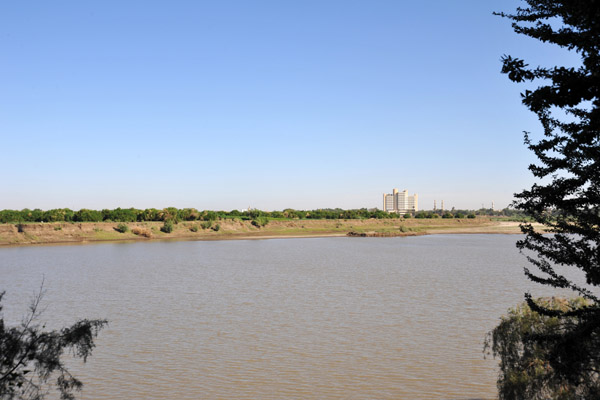 Blue Nile flowing past Khartoum