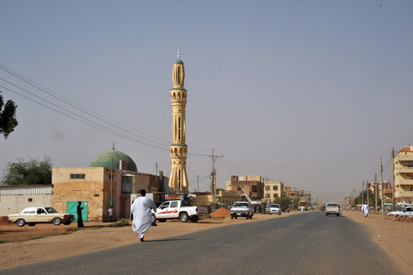 Heading into Khartoum from the bus station