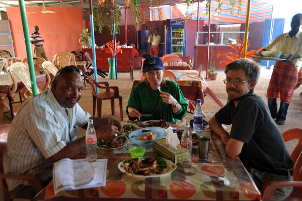 The last meal before leaving Khartoum for the north of Sudan