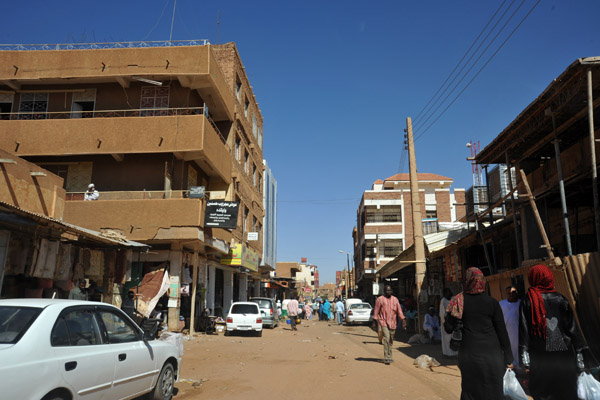Dirt roads of Omdurman's downtown