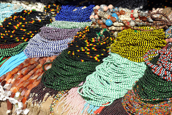 Strings of colorful beads, Omdurman Souq