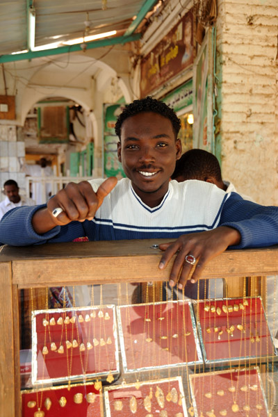 Jewelry seller, Omdurman Souq