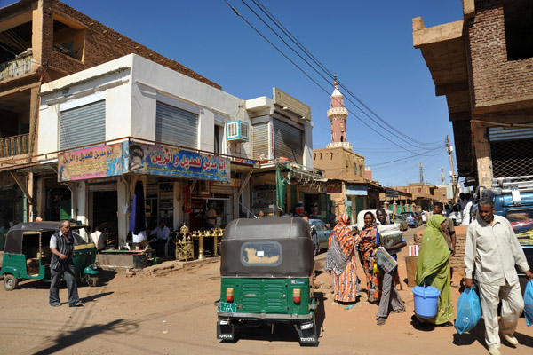 Dirt streets of the old town area, Omdurman