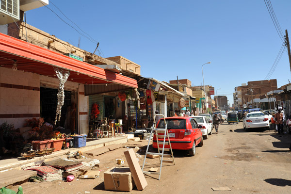 Street in Omdurman Souq (Damas at end on right)