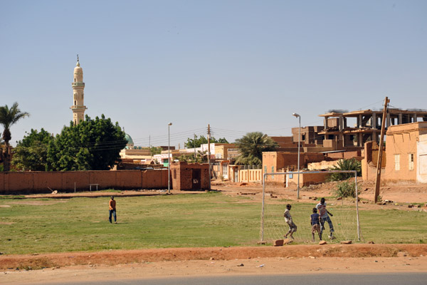 Football field by the Nile, Omdurman