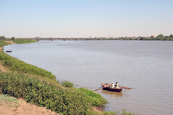 Rowboat on the Nile, Omdurman
