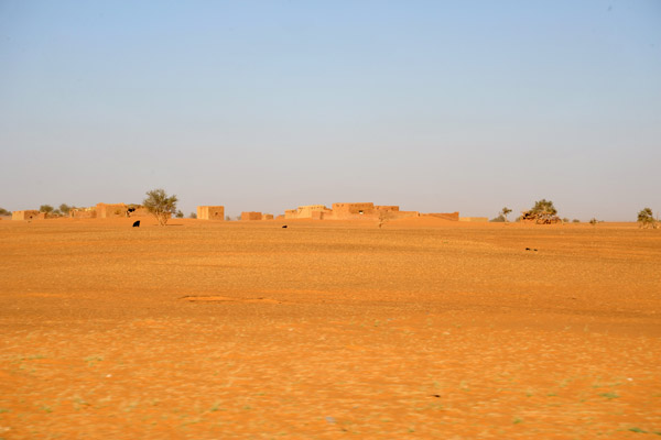 Libyan Desert mudbrick village