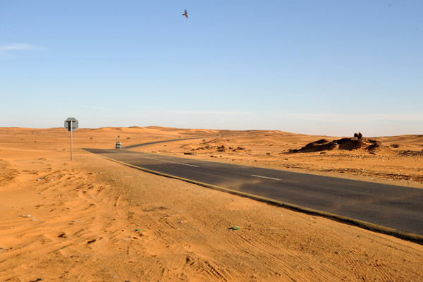 Looking back in the direction of Omdurman - Sudan's Northern Highway