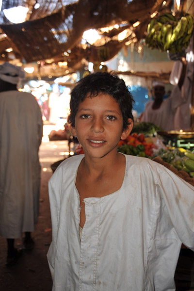 Sudanese boy, El Daba