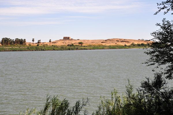 Looking across the Nile to Old Dongola, the first major site in Nubia