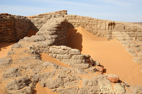 Partially excavated Monastery of the Holy Trinity, Old Dongola