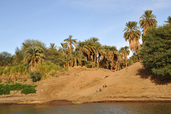 East Bank of the Nile at the Old Dongola Ferry
