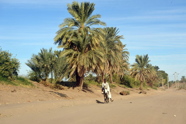 Dusty road along the Nile