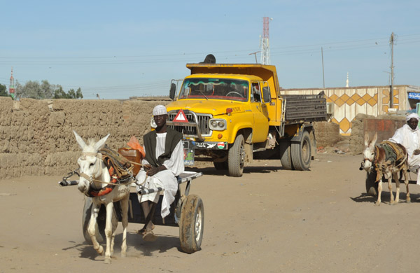 Kerma transport - Donkey cart
