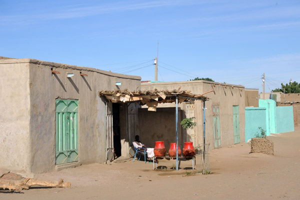 Kerma, a typical looking village in this part of Sudan