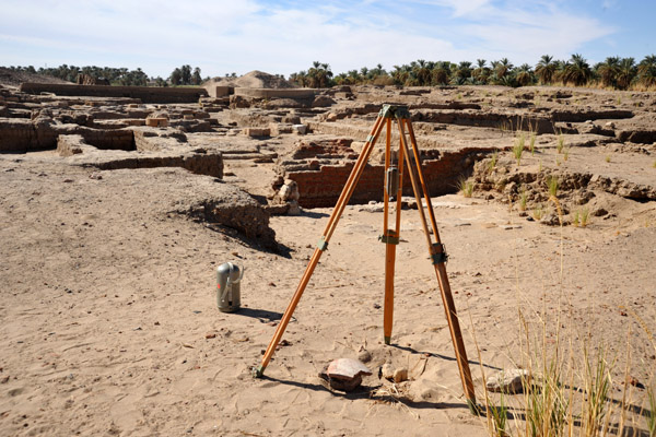 An active archeological dig of ancient Kerma around 3 km north of the Defuffa