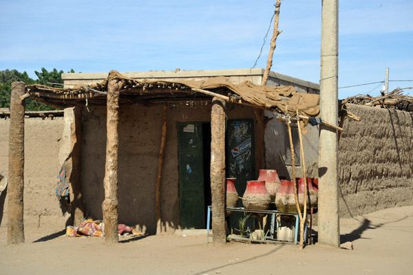 Nubian village on the East Bank of the Nile north of Kerma
