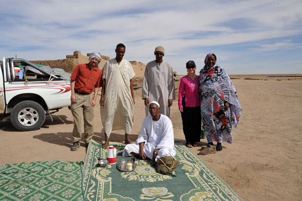The Nubian family living at km 612 1/2 that invited us for lunch