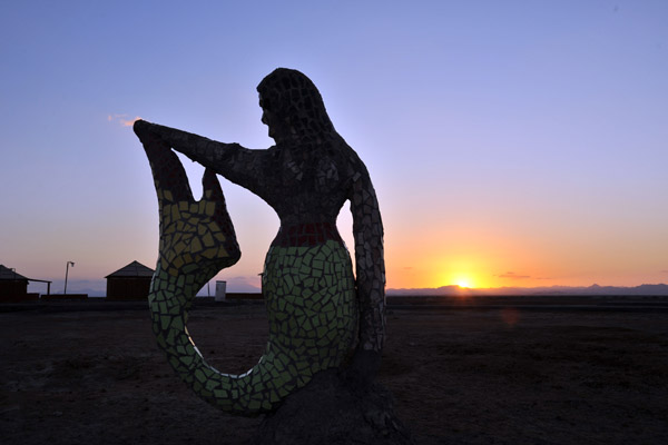 Sudan Red Sea Resort - mermaid at sunset