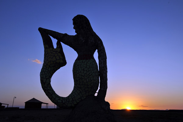 Sudan Red Sea Resort - mermaid at sunset