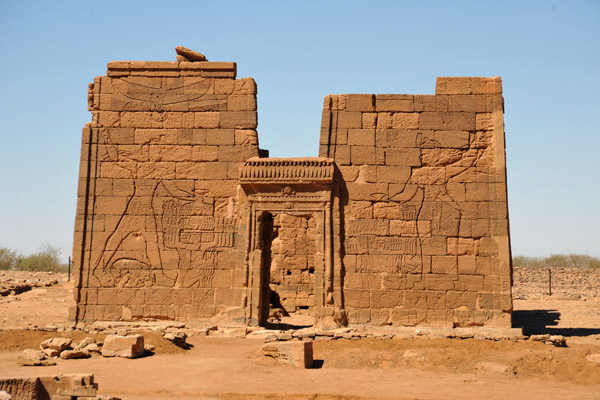 The Temple of Apedemak was dedicated to the lion-headed Nubian war god