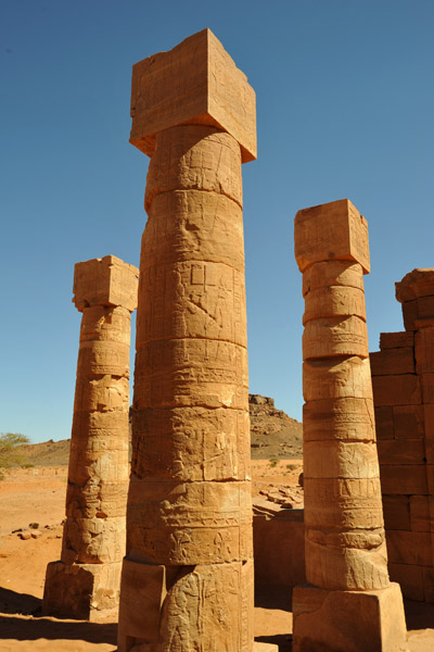 Hypostyle hall, Temple of Amun, Naqa