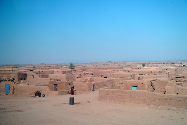 Haiya, Sudan - a large town of low mud houses where the roads to Atbara and Kassala split