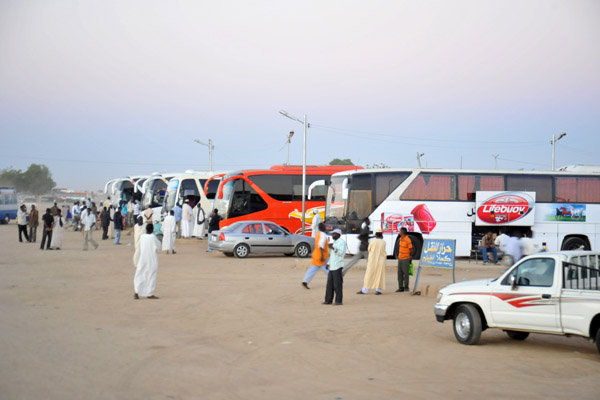 Early morning at the Kassala Long-Distance Bus Station