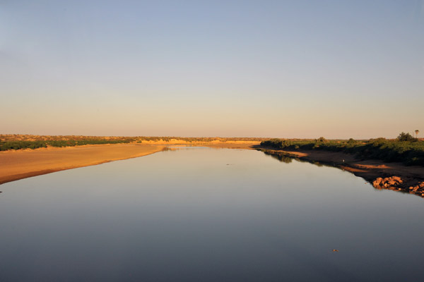 The Atbara River, the last major river to flow to the Nile