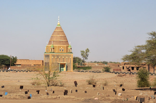 Cemetery and a large tomb, Gezira-Sudan