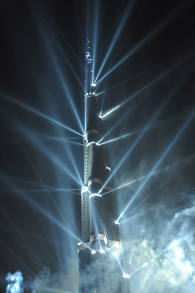 Burj Khalifa Grand Opening display