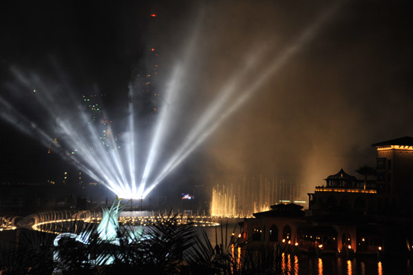 Dubai Fountain Show during the Grand Opening of the Burj Khalifa