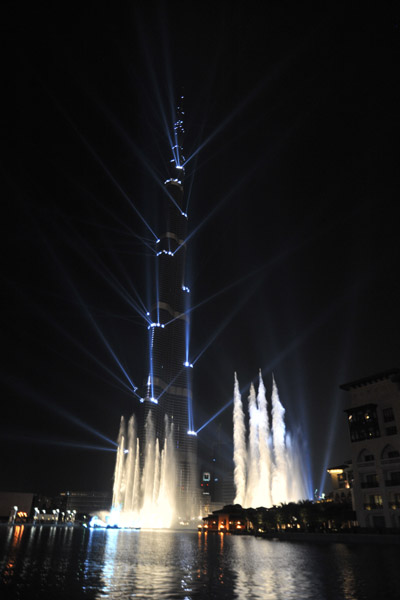 The Dubai Fountain with Burj Khalifa