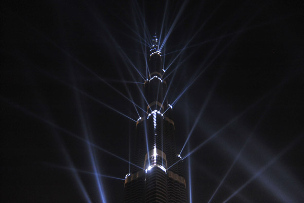 Burj Khalifa on opening day