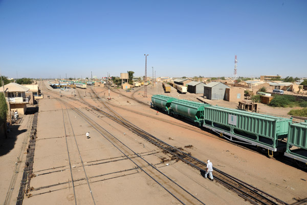 Railroad yard, Atbara - Sudan Railways